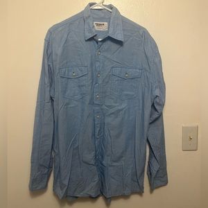 WRANGLER button up long sleeve shirt